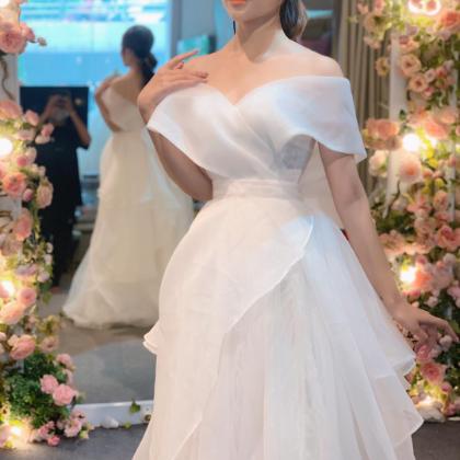 VÁY CƯỚI THIẾT KẾ CAO CẤP CHẤT LIỆU CHIFFON/ FAIRYTALE BRIDAL