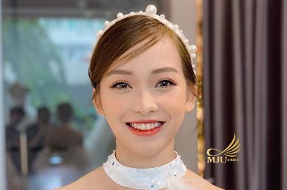 MJUSTUDIO MAKE UP CÔ DÂU PHONG CÁCH TRẺ TRUNG HIỆN ĐẠI