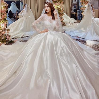 VÁY CƯỚI THIẾT KẾ CAO CẤP SANG TRỌNG LỘNG LẪY FAIRYTALE BRIDAL