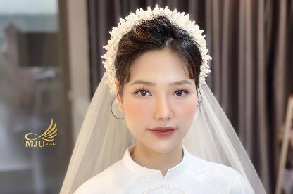 MJUSTUDIO MAKEUP CÔ DÂU NGÀY ĂN HỎI PHONG CÁCH HÀN QUỐC
