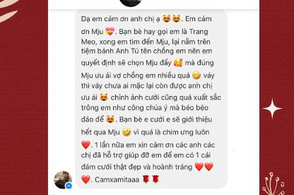 PHẢN HỒI CỦA KHÁCH HÀNG VỀ MJU STUDIO