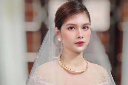 MJUSTUDIO MAKE UP CÔ DÂU NGÀY CƯỚI PHONG CÁCH NGỌT NGÀO