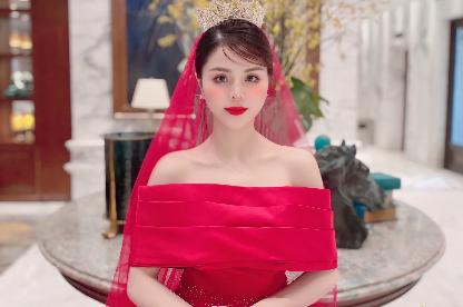 MJUSTUDIO MAKE UP CÔ DÂU NGÀY CHỤP TONE ĐỎ