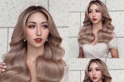 MJUSTUDIO MAKE UP CÔ DÂU PHONG CÁCH SANG TRỌNG | CẨM NHUNG