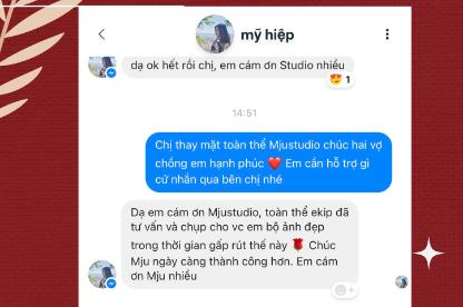 Ý KIỄN KHÁCH HÀNG VỀ DỊCH VỤ CỦA MJU STUDIO