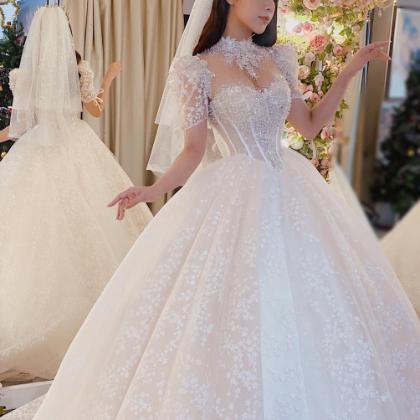 VÁY CƯỚI THIẾT KẾ CAO CẤP LỘNG LẪY FAIRY TALE BRIDAL