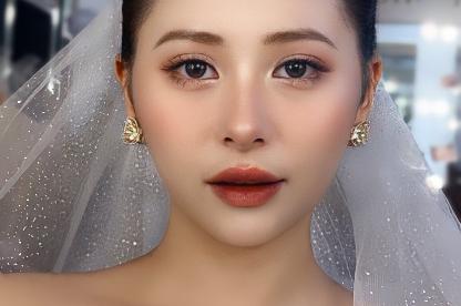 MJUSTUDIO MAKE UP CÔ DÂU NGÀY CƯỚI PHONG CÁCH TRONG TRẺO