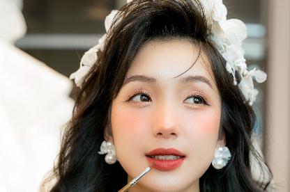 MJU STUDIO MAKE UP CÔ DÂU CHỤP ẢNH TONE CAM NGỌT NGÀO