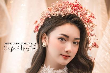 MJU STUDIO MAKE UP CÔ DÂU PHONG CÁCH CÔNG CHÚA NGỌT NGÀO