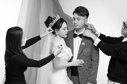 HẬU TRƯỜNG CHỤP ẢNH CƯỚI TRONG STUDIO BY MJU STUDIO