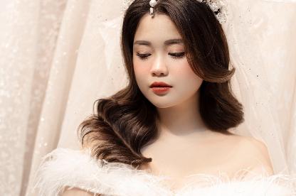 MAKE UP CÔ DÂU BUỔI CHỤP TONE HỒNG TRONG TRẺO